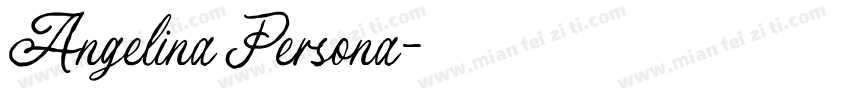 Angelina Persona字体转换